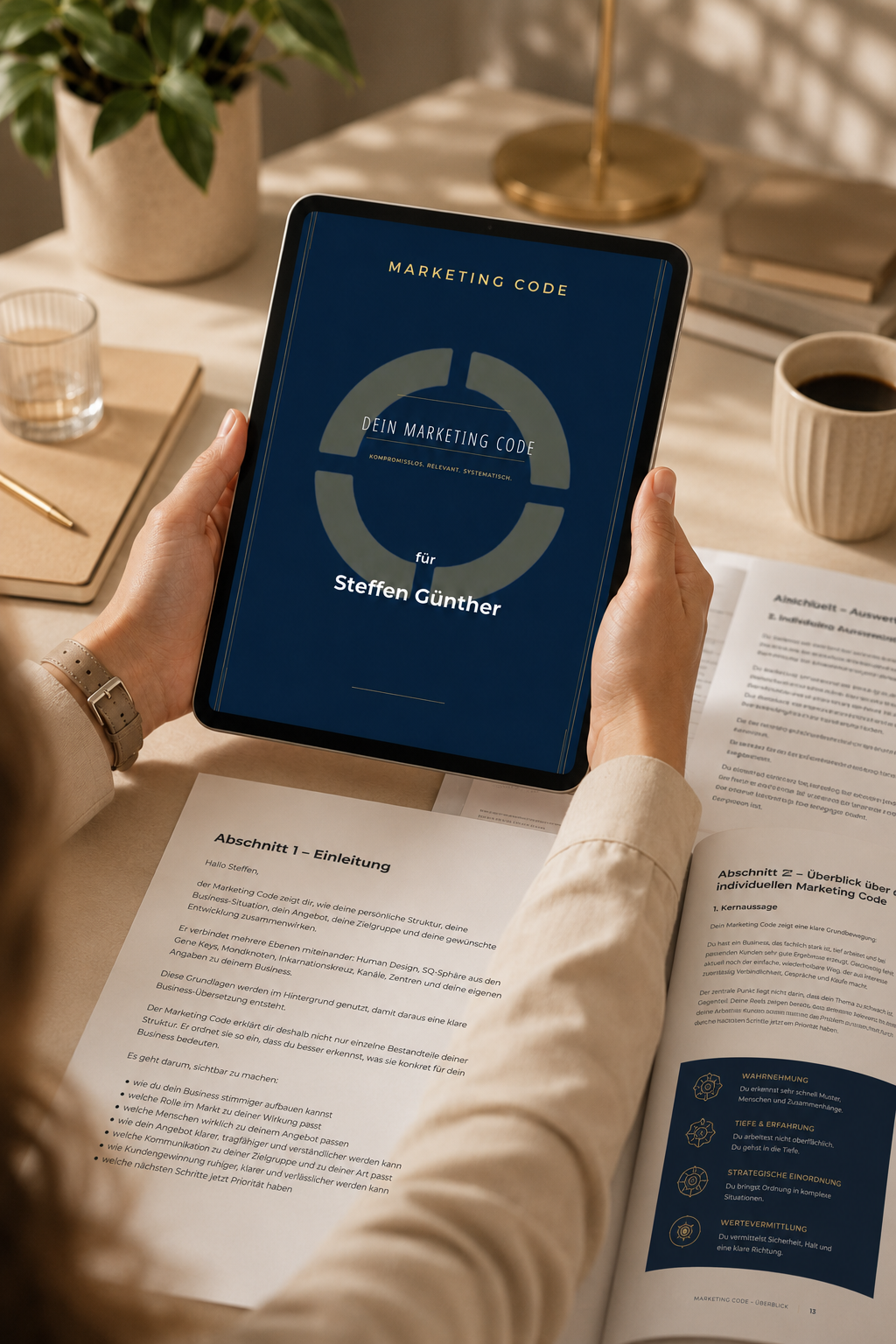 Dein Marketing-Code – Produktansicht